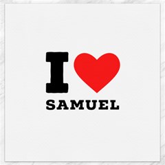 I Love Samuel Canvas 16  X 16  by ilovewhateva