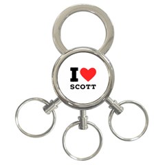 I Love Scott 3-ring Key Chain by ilovewhateva
