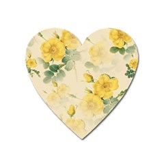 Flowers-104 Heart Magnet by nateshop