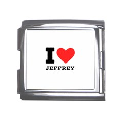 I Love Jeffrey Mega Link Italian Charm (18mm) by ilovewhateva