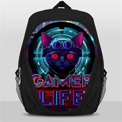 Gamer Life Backpack Bag by minxprints