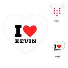 I Love Kevin Playing Cards Single Design (heart) by ilovewhateva