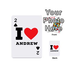 I Love Andrew Playing Cards 54 Designs (mini) by ilovewhateva