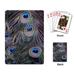 Peacock Feathers Peacock Bird Feathers Playing Cards Single Design (Rectangle) Back