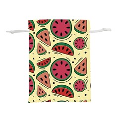 Watermelon Pattern Slices Fruit Lightweight Drawstring Pouch (m) by Semog4