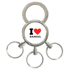 I Love Daniel 3-ring Key Chain by ilovewhateva