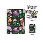 Colorful Funny Christmas Pattern Playing Cards 54 Designs (Mini) Front - Joker2