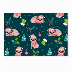 Pattern Christmas Funny Postcard 4 x 6  (pkg Of 10) by Semog4
