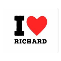 I Love Richard Premium Plush Fleece Blanket (large) by ilovewhateva