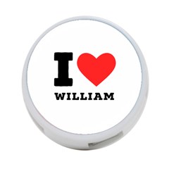 I Love William 4-port Usb Hub (one Side) by ilovewhateva