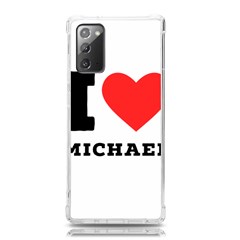 I Love Michael Samsung Galaxy Note 20 Tpu Uv Case by ilovewhateva