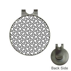 Pattern-monochrome-repeat- Hat Clips With Golf Markers by Semog4