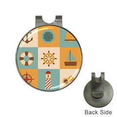 Nautical Elements Collection Hat Clips With Golf Markers by Semog4
