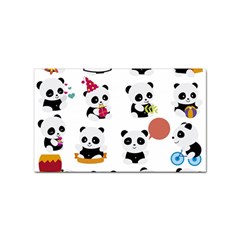 Playing Pandas Cartoons Sticker (rectangular) by Semog4