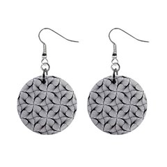 Abstract Seamless Pattern Mini Button Earrings by Semog4