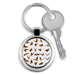 Butterfly Butterflies Insect Swarm Key Chain (round) by Salman4z