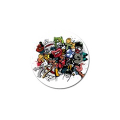 Mural Graffiti Paint Golf Ball Marker by Salman4z