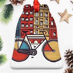 Amsterdam Graphic Design Poster Illustration Ornament (bell) by Salman4z