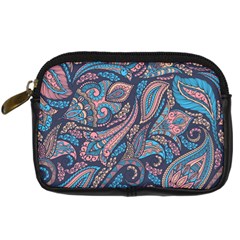 Background Ornament Paisley Digital Camera Leather Case by Salman4z