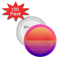 Sunset Summer Time 1 75  Buttons (100 Pack)  by Salman4z