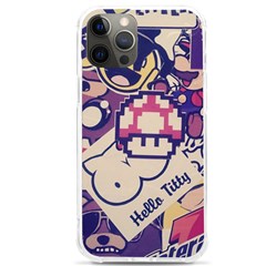 Retro Cartoon Hello Titty Parody Iphone 12 Pro Max Tpu Uv Print Case by Salman4z