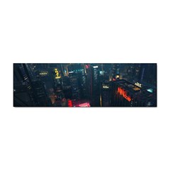 Cityscape Digital Art Sticker Bumper (10 Pack) by Salman4z