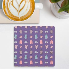 Baby Clothes Uv Print Square Tile Coaster  by SychEva