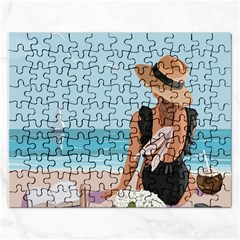 Rest By The Sea Rectangular Jigsaw Puzzl by SychEva