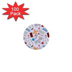 Medicine 1  Mini Buttons (100 Pack)  by SychEva