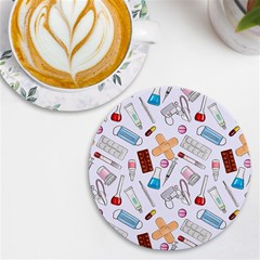 Medicine Uv Print Round Tile Coaster by SychEva
