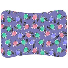 Nail Polish Velour Seat Head Rest Cushion by SychEva