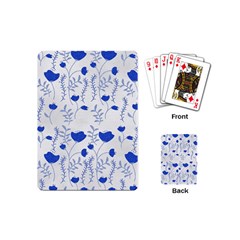 Blue Classy Tulips Playing Cards Single Design (mini) by ConteMonfrey