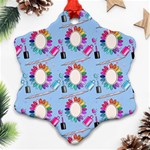 Manicure Snowflake Ornament (Two Sides) Back