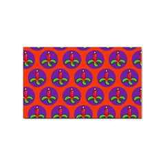 Christmas Candles Seamless Pattern Sticker Rectangular (10 Pack) by Amaryn4rt