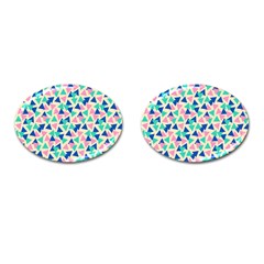 Pop Triangles Cufflinks (oval) by ConteMonfrey