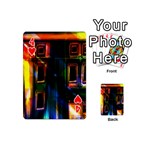 Architecture City Homes Window Playing Cards 54 Designs (Mini) Front - Heart4