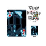 A Completely Seamless Background Design Circuitry Playing Cards 54 Designs (Mini) Front - Heart3