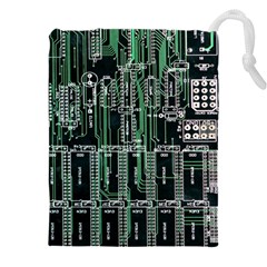 Printed Circuit Board Circuits Drawstring Pouch (5xl) by Celenk
