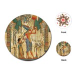 Egyptian Man Sun God Ra Amun Playing Cards Single Design (Round) Front