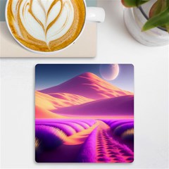 Fantasy Art Wallpaper Artwork Desktop Uv Print Square Tile Coaster  by Uceng