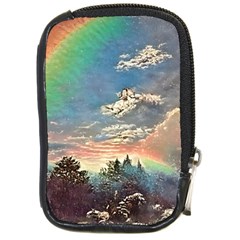 Abstract Art Psychedelic Arts Experimental Compact Camera Leather Case by Uceng