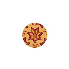 Flower Mandala Template Sketch Drawing Art 1  Mini Magnets by Uceng