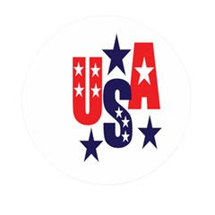 Usa Stars Fourth Of July Symbol America Usa Stars Mini Round Pill Box (pack Of 3) by Wegoenart