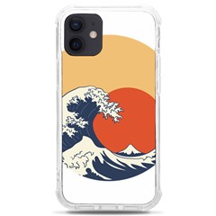 The Great Wave Off Kanagawa Waves Iphone 12 Mini Tpu Uv Print Case	 by Wegoenart