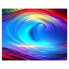 Art Fantasy Painting Colorful Pattern Design Premium Plush Fleece Blanket (medium) by Ravend