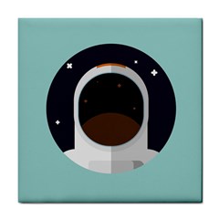 Astronaut Space Astronomy Universe Tile Coaster by Salman4z