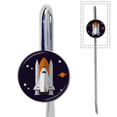 Rocket Space Universe Spaceship Book Mark by Salman4z
