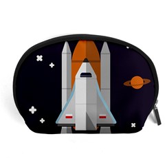 Rocket Space Universe Spaceship Accessory Pouch (large) by Salman4z