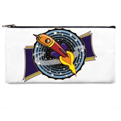 Rocket Space Clipart Illustrator Pencil Case by Salman4z