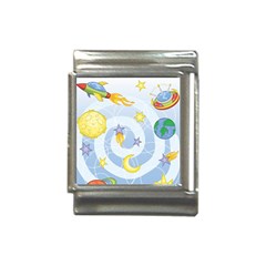 Science Fiction Outer Space Italian Charm (13mm) by Salman4z